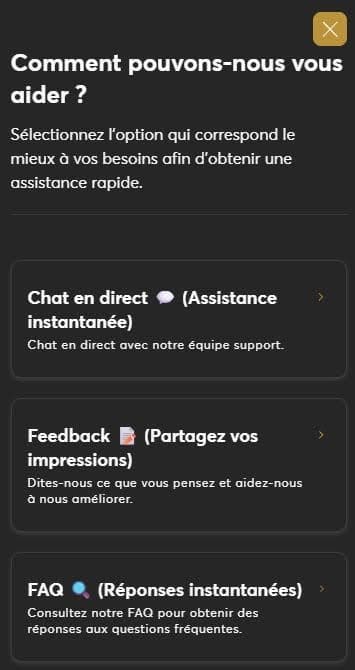Golden Palace Casino support client